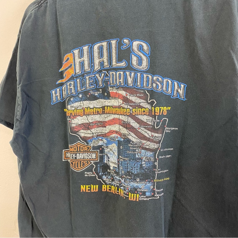 Vintage Harley Davidson T Shirt L New Berlin Wisconsin